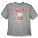 Airplane Shirt Kids Trans American Athletic Heather Youth Tee T-Shirt