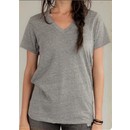 Alternative Apparel Ladies T-shirt V-Neck Boss Heather Grey Tee Shirt