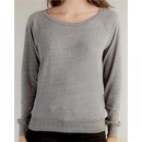 Alternative Apparel Ladies T-shirt Slouchy Eco-Heather Grey Tee Shirt
