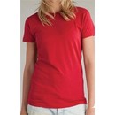 Alternative Apparel Ladies T-shirt Tear-Away Apple Red Crew Tee Shirt
