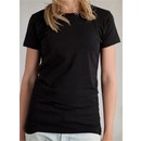 Alternative Apparel Ladies T-shirt Tear-Away Black Crew Tee Shirt