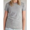 Alternative Apparel Ladies T-shirt Tear Away Heather Grey Tee Shirt