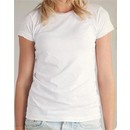 Alternative Apparel Ladies T-shirt Tear Away White Crew Tee Shirt