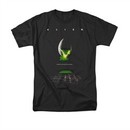 Alien Shirt Movie Poster Black T-Shirt
