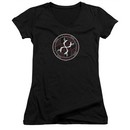 American Horror Story Juniors V Neck Shirt Coven Serpent Sigil Black T-Shirt
