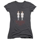 American Horror Story Juniors V Neck Shirt Murder Charcoal T-Shirt