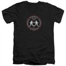 American Horror Story Slim Fit V-Neck Shirt Coven Minotaur Sigil Black T-Shirt