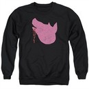 American Horror Story Sweatshirt Pig Head Adult Black Sweat Shirt
