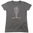 American Horror Story Womens Shirt Scary Tree Charcoal T-Shirt