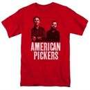 American Pickers Shirt Picker Wood Pattern Red T-Shirt