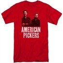 American Pickers Shirt Picker Wood Pattern Red Tall T-Shirt