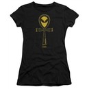 Ancient Aliens Juniors Shirt Ankh Black T-Shirt