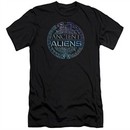 Ancient Aliens Slim Fit Shirt Symbol Logo Black T-Shirt