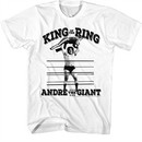 Andre The Giant Shirt King Of The Ring White T-Shirt