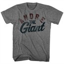 Andre The Giant Shirt Logo Dark Grey T-Shirt