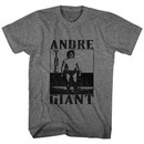 Andre The Giant Shirt Tall Dark Grey T-Shirt