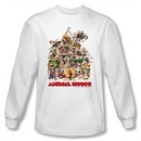 Animal House Long Sleeve T-shirt Movie Poster Art White Tee Shirt