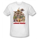 Animal House Slim Fit T-shirt Movie Poster Art Adult White Tee Shirt