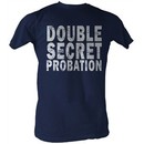 Animal House T-Shirt Double Secret Probation Navy Blue Tee Shirt