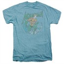 Aquaman Shirt Wave Heather Sky Blue Premium T-Shirt