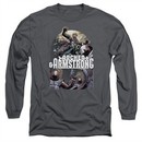 Archer & Armstrong Long Sleeve Shirt Dropping In Charcoal Tee T-Shirt