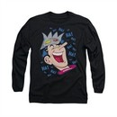 Archie Shirt Jughead Laughing Long Sleeve Black Tee T-Shirt