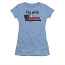 Archie Shirt Juniors I'm With Jughead Carolina Blue T-Shirt