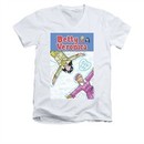 Archie Shirt Slim Fit V-Neck Snow Angel White T-Shirt