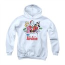 Archie Youth Hoodie Snowman Fall White Kids Hoody
