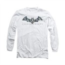 Arkham Knight Shirt Descending Logo Long Sleeve White Tee T-Shirt