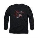 Arkham Knight Shirt W Tech Long Sleeve Black Tee T-Shirt