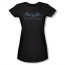 Arkham Origins Shirt Juniors Logo Black T-Shirt
