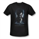 Arkham Origins Shirt Slim Fit Joker Black T-Shirt