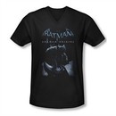 Arkham Origins Shirt Slim Fit V-Neck Perched Black T-Shirt