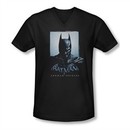 Arkham Origins Shirt Slim Fit V-Neck Two Sides Black T-Shirt