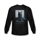 Arkham Origins Shirt Two Sides Long Sleeve Black Tee T-Shirt
