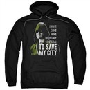 Arrow Hoodie Save My City Black Sweatshirt Hoody
