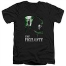 Arrow Shirt Slim Fit V-Neck The Vigilante Black T-Shirt