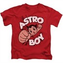Astro Boy Kids Shirt Flying Red T-Shirt
