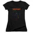 Atari Juniors V Neck Shirt Tempest Screen Black T-Shirt