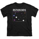 Atari Kids Shirt Asteroids Screen Black T-Shirt