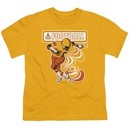 Atari Kids Shirt Football Player Gold T-Shirt