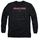 Atari Long Sleeve Shirt Major Havoc Screen Black Tee T-Shirt