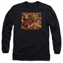 Atari Long Sleeve Shirt Tempest Demon Reach Black Tee T-Shirt