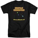 Atari Shirt Missile Screen Black Tall T-Shirt
