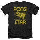 Atari Shirt Pong Star Heather Black T-Shirt