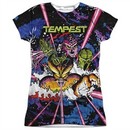 Atari Shirt Tempest Key Art Sublimation Juniors T-Shirt