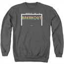 Atari Sweatshirt Breakout 2600 Adult Charcoal Sweat Shirt