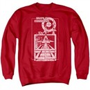 Atari Sweatshirt Lift Off Adult Red Sweat Shirt