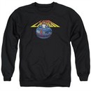 Atari Sweatshirt Lunar Globe Adult Black Sweat Shirt